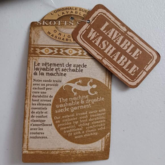 Skotts Washable Suede Zip-up Vest - Picture 10 of 15